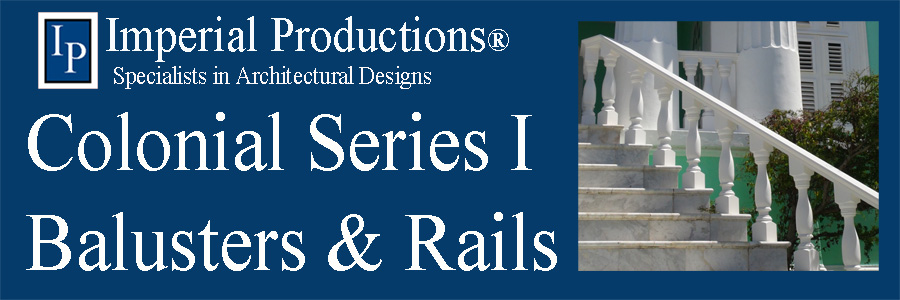 Colonial Series 1 Balusters, Newels and Railings