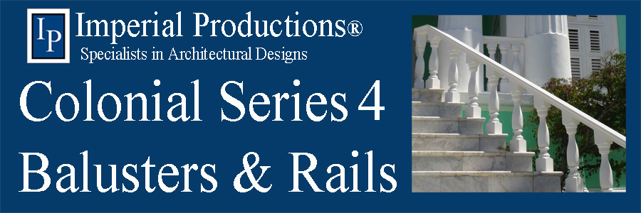 Colonial Series 4 Balusters and Railings