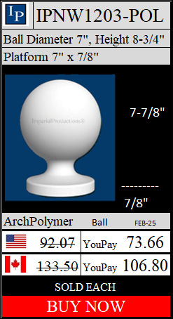 IPNW1203 Newel Balls