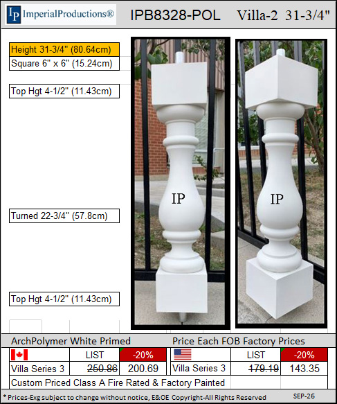 IPB8328 Baluster